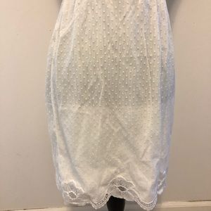 VTG Lingerie Half Slip Dotted Swiss Made USA Med